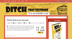 Desktop Screenshot of ditchthattextbook.com