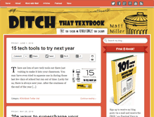 Tablet Screenshot of ditchthattextbook.com
